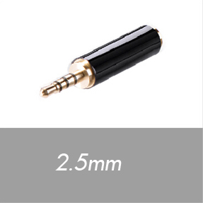 2.5mm audio connectors