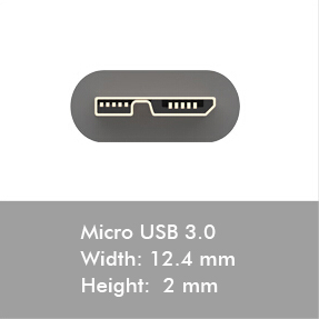 usb 3.0 micro connectors