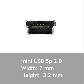 usb mini5p connectors